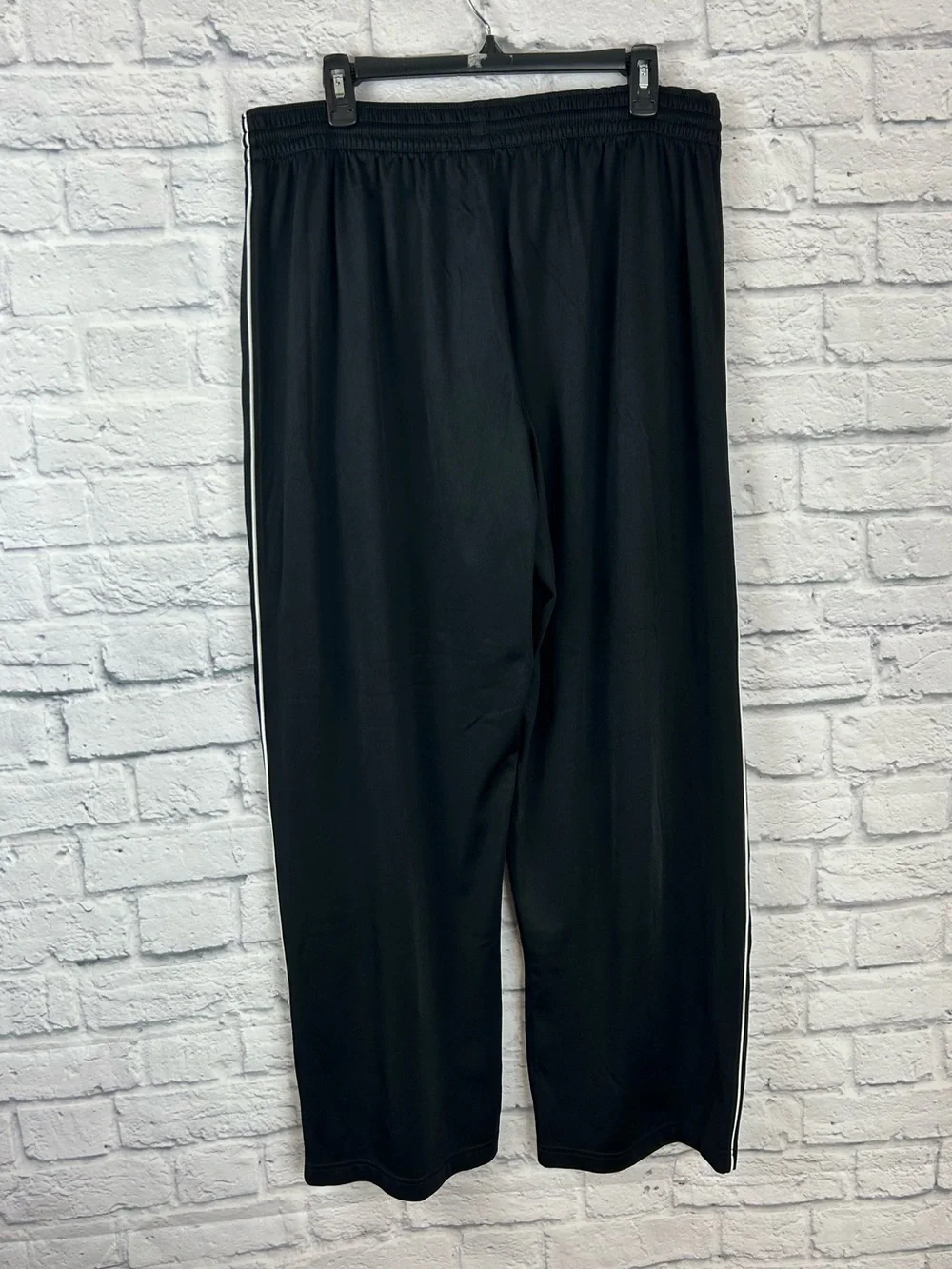 Nike Basketball XL Black Tearaway Track Pants Side Stripe Ankle Zip Athletic